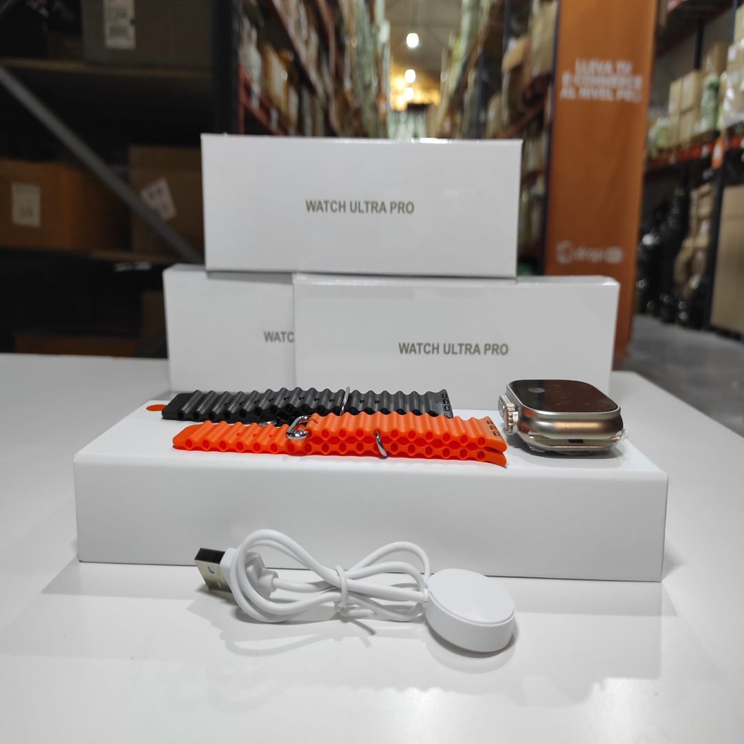 Smartwatch Ultra Pro con 2 correas + auriculares GRATIS!