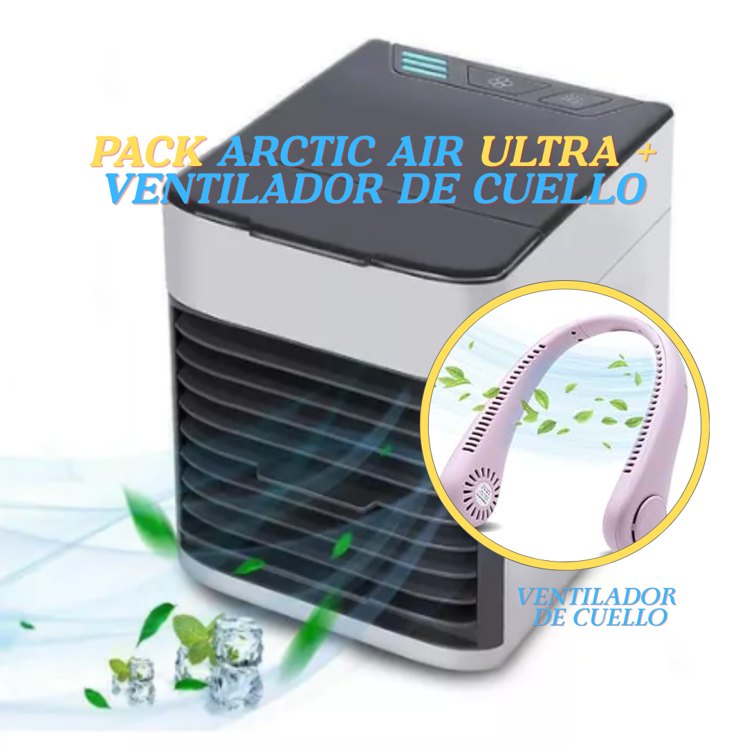 Pack Ventilador Arctic Air + Ventilador de Cuello