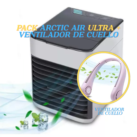 Pack Ventilador Arctic Air + Ventilador de Cuello
