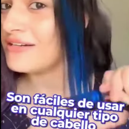 Tinte para el cabello lavable 6 colores Oferte (3x1)