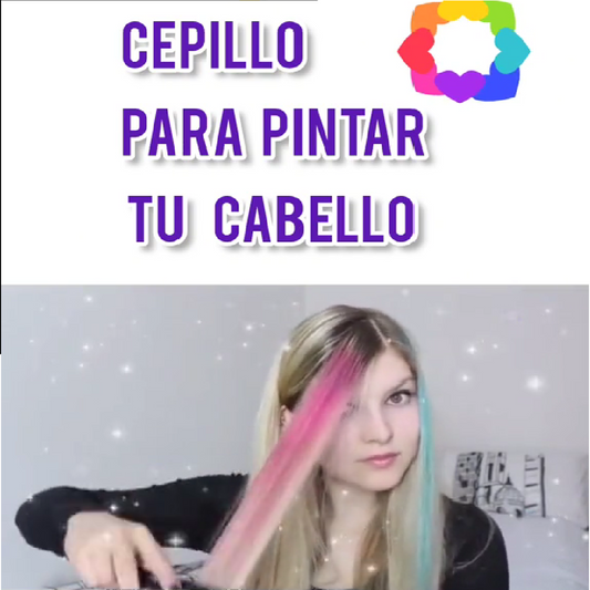 KIT Tinte para el cabello lavable.
