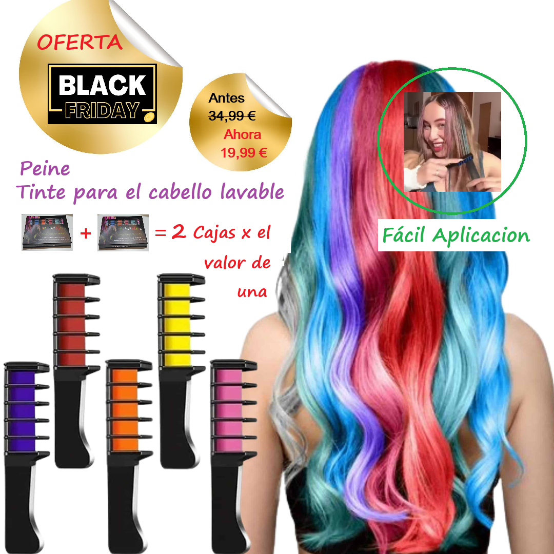 Tinte para el cabello lavable Oferte (2x1)