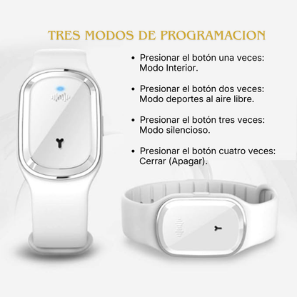 Pulsera repelente de mosquitos no tóxica.