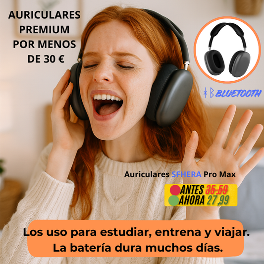 Auriculares SPHERA Pro Max Negro