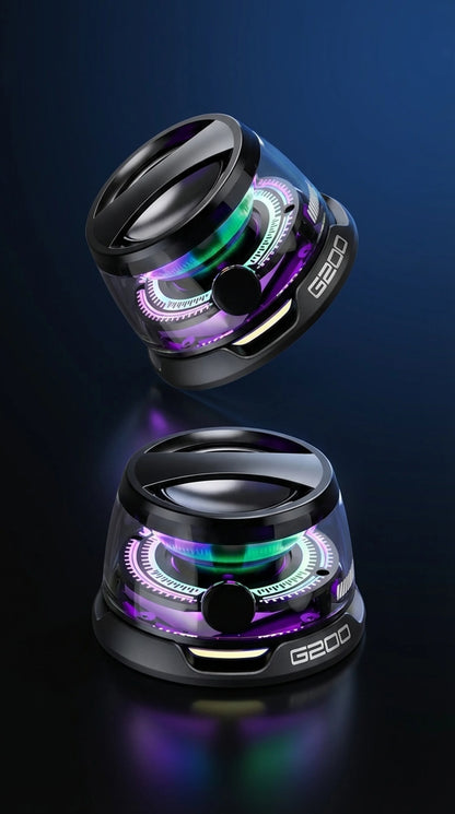 Altavoz Bluetooth Magnético G200 con Luz RGB