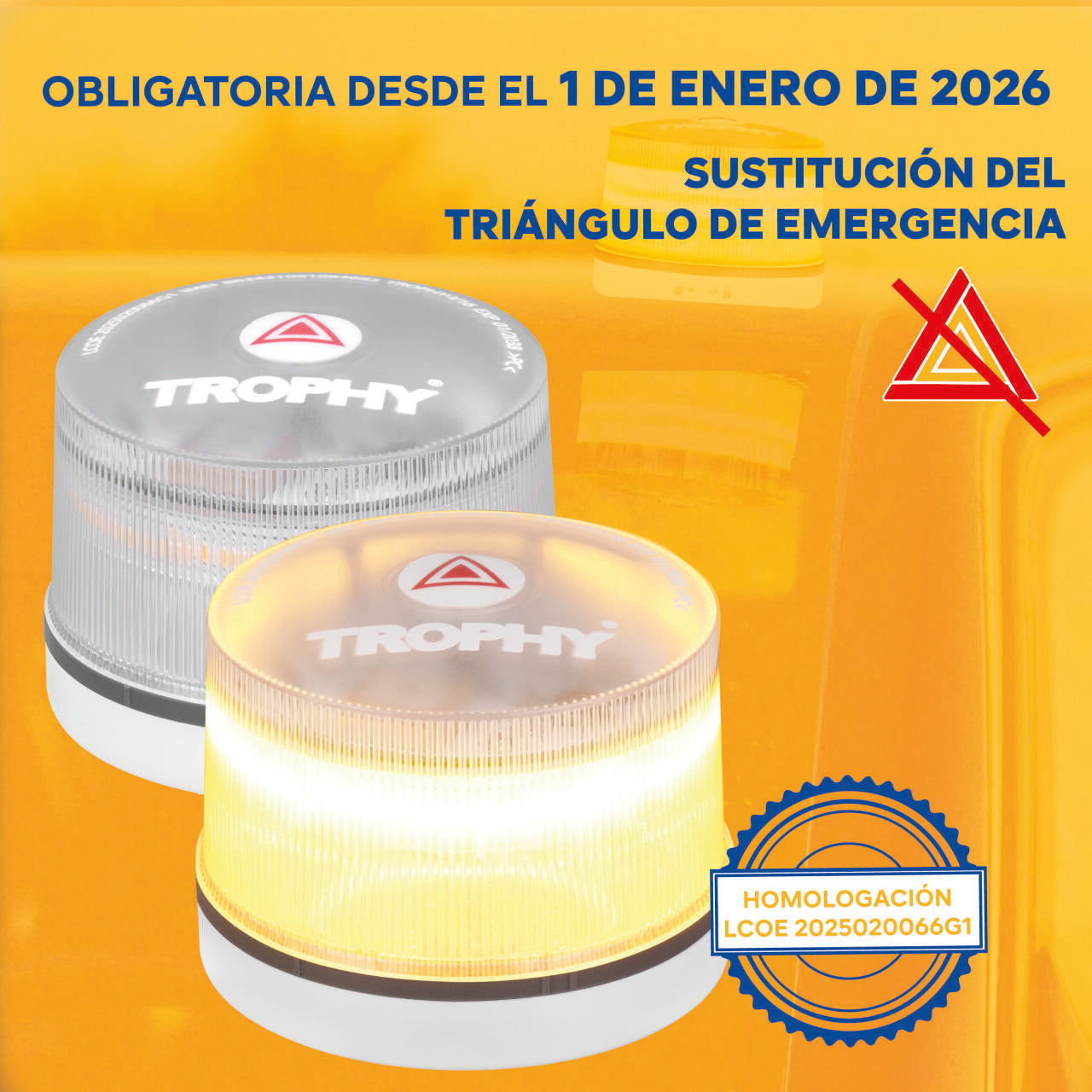 Luz Emergencia V16 Homologada DGT