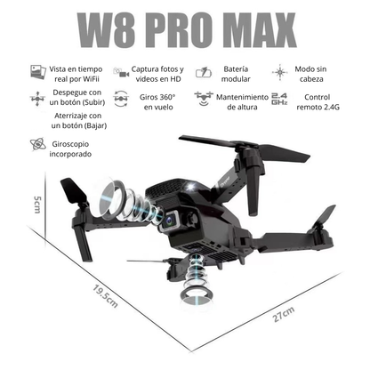 Dron Doble Cámara 4K + Batería Adicional